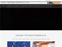 Tablet Screenshot of etcev.de